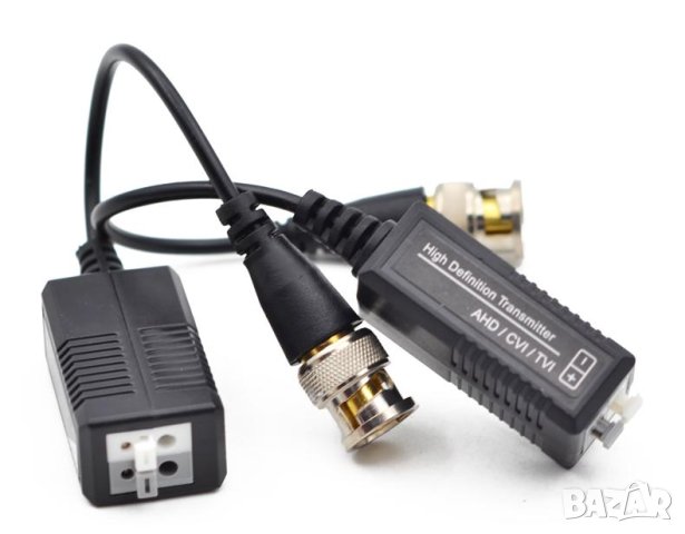 Видео Балуни Комплект 2 броя за HD-CVI HD-AHD HD-TVI CVBS Охранителни Камери за Видеонаблюдение CCTV