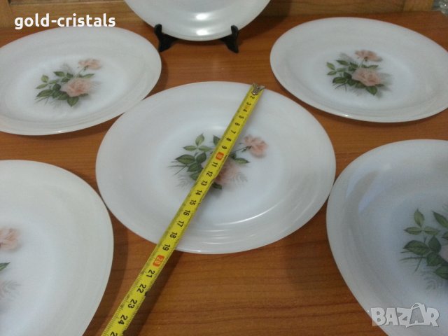 Френски аркопал , снимка 2 - Антикварни и старинни предмети - 35816073