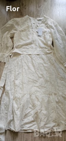 Разкошна бяла рокля на Ivy&Oak , снимка 9 - Рокли - 41632927