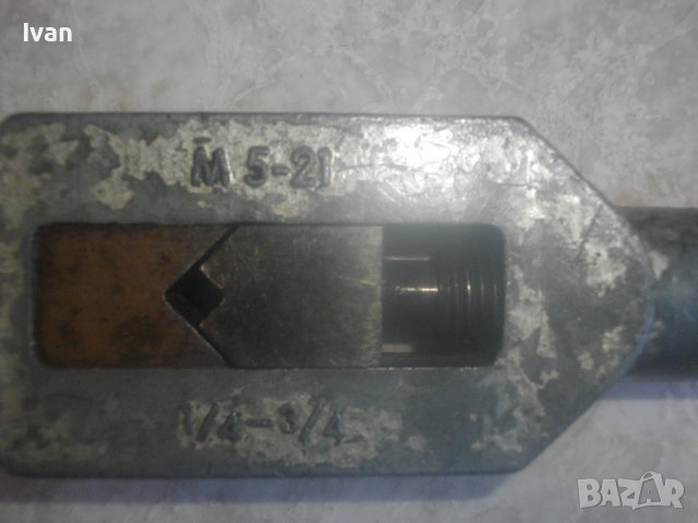 Резбонарезна цолова плашка размер 5-21 мм за въшна/вътрешна резба, снимка 4 - Други инструменти - 42267782