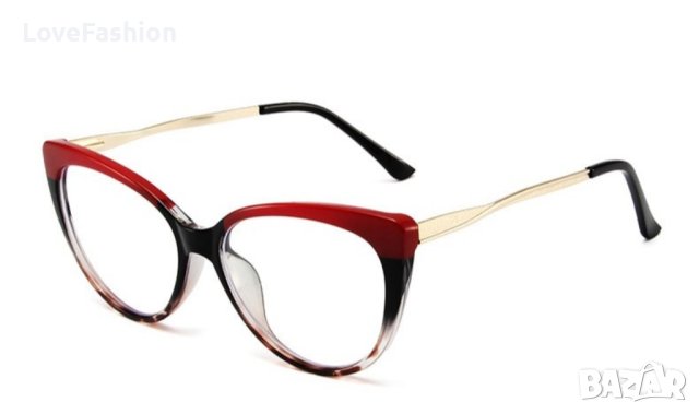 Рамки за очила в червено и черно , снимка 3 - Слънчеви и диоптрични очила - 41549511