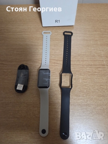 Чисто нов смарт часовник с 2 каишки