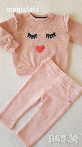 Ватирана блуза и ново клинче 3-6 месеца, снимка 6 - Комплекти за бебе - 34553187