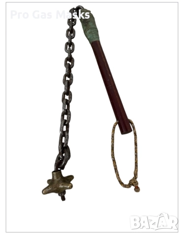 Боздуган Ръчна Изработка Месинг Метал Дървена дръжка само за 100 лв 