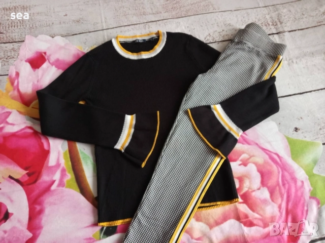 Зимен сет клин H&M и блуза Blue Seven 164 р., снимка 3 - Детски Блузи и туники - 52321455