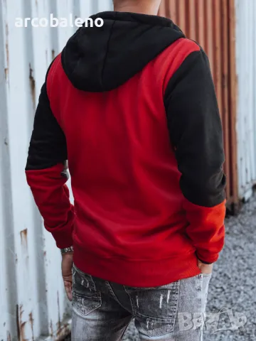 Мъжки суичър с цип, 3цвята , снимка 7 - Суичъри - 47400560