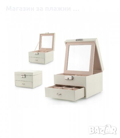 ЕЛЕГАНТНА КУТИЯ ТИП КУФАРЧЕ ЗА БИЖУТА - код 0755, снимка 3 - Други - 34206532