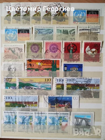 Класьор с марки/Германия/ 970 бр. К.3, снимка 3 - Филателия - 56222799