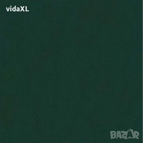 vidaXL Фотьойл, тъмнозелен, кадифе, снимка 7 - Дивани и мека мебел - 56146811