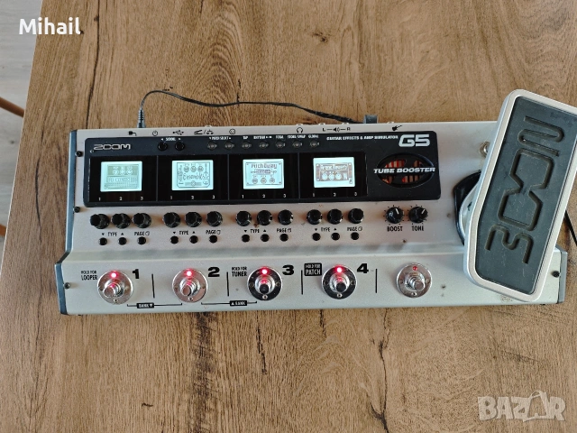 Zoom G5 Multi-Effects & Amp Simulator Pedal , снимка 9 - Китари - 53675776