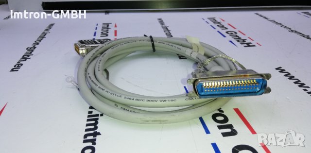 DB25 мъжки към Centronics 36 мъжки паралелен кабел за принтер 1.9м, снимка 2 - Принтери, копири, скенери - 39243026