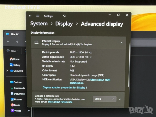 90Hz OLED ZenBook Flip`i7-12700H/16GB DDR5/1TB SSD/Retina 2880x1800, снимка 9 - Лаптопи за работа - 52889649