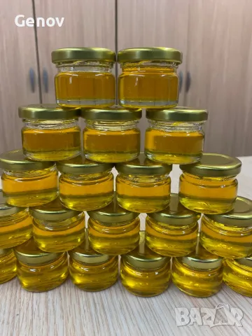 Бурканчета пълни с мед 25 мл. за подаръци, снимка 2 - Други - 50238123