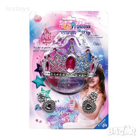 Детски комплект Коронка и обеци - Код 5168, снимка 1