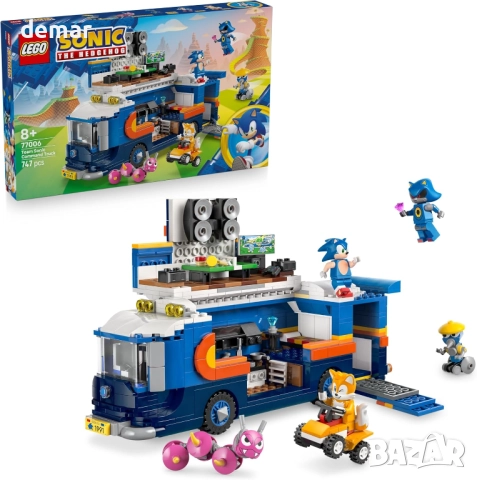 LEGO Sonic the Hedgehog Интерактивен комплект с ATV кола и 5 фигурки, снимка 1
