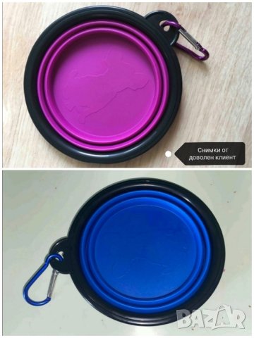 Преносима сгъваема купа за храна за куче или котка, снимка 4 - За кучета - 41918795