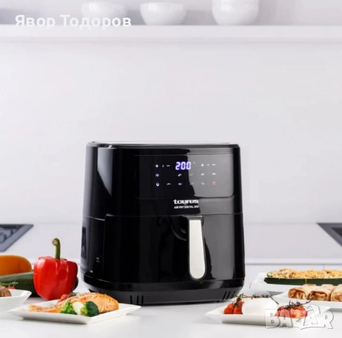 Фритюрник с горещ въздух Taurus Air Fry Digital 360 , снимка 4 - Уреди за готвене на пара - 53738539