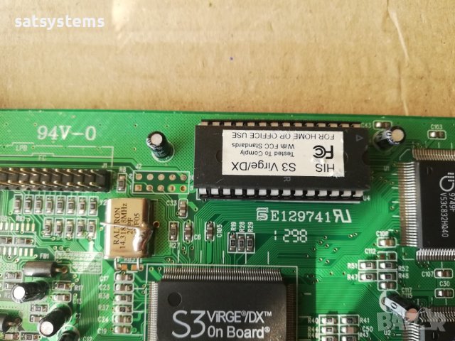 Видео карта S3 Super Virge/DX HIS 4MB PCI, снимка 6 - Видеокарти - 41385926