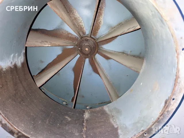 Аспирация тип охлюв мотор 40 кв височина на перката 980 мм почти нов , снимка 6 - Други машини и части - 55946310