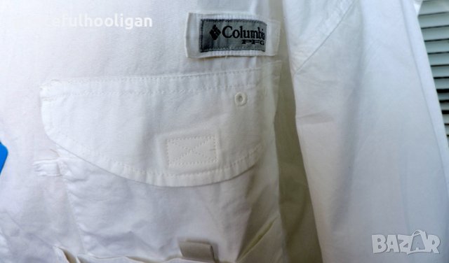 Columbia Perforance Fishing Gear - мъжка риза за риболов и туризъм с къс ръкав размер 2XL, снимка 3 - Ризи - 44339084