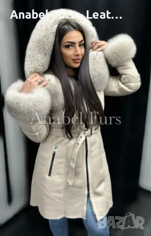 Дамски палта от естествена кожа и естествен косъм, снимка 2 - Палта, манта - 47766121