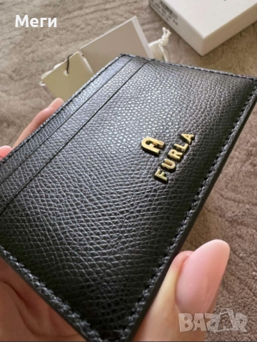 FURLA - Калъф за карти естествена кожа