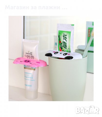 ДЕТСКА МАШИНКА ЗА ИЗСТИСКВАНЕ НА ПАСТА ЗА ЗЪБИ С ДИЗАЙН НА ЖИВОТИНЧЕ - код  ЖИВОТИНЧЕ, снимка 9 - За банята - 34189663