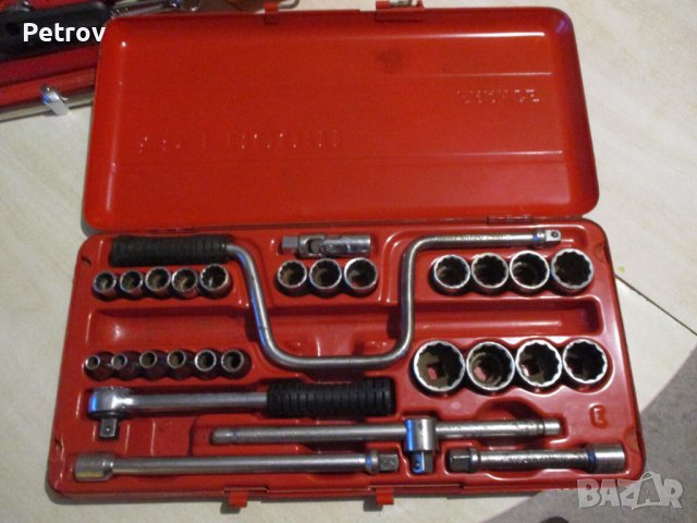 FACOM - MADE IN FRANCE - ORIGINAL FACOM - 1/2" ПРОФЕСИОНАЛНА ВИСОКОКАЧЕСТВЕННА Гедориа,вложки 8-34mm, снимка 4 - Гедорета - 44280297