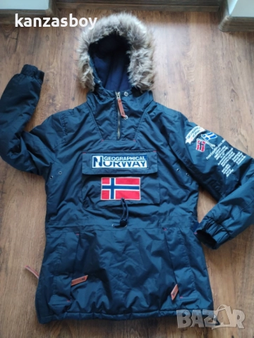 geographical norway barman - мъжко зимно яке М, снимка 4 - Якета - 52794014