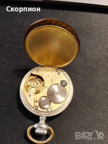 Джобен часовник - JUNGHANS - ГЕРМАНИЯ - ПРОМОЦИЯ с посребрени капаци позлата., снимка 11 - Джобни - 48361755