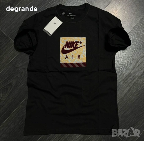 Мъжка Тениска Nike Air Бяло и Черно 