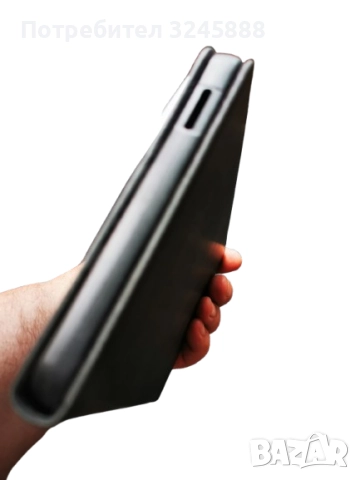 Калъф Нов Черен Тефтер за Таблет Samsung А9, 8.7" с магнитно затваряне, снимка 5 - Калъфи, кейсове - 51744989