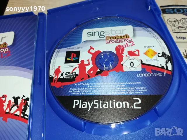 SINGSTAR ROCK-POP SONY PS2 GAME 12211220, снимка 13 - Игри за PlayStation - 48832923
