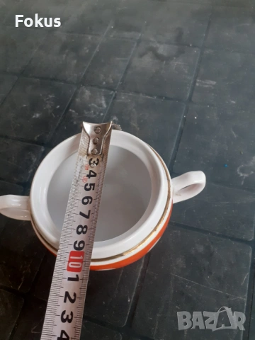 Купичка - руски порцелан с позлата, снимка 6 - Антикварни и старинни предмети - 53281067