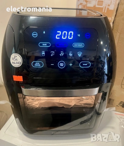 ЧИСТО НОВ!!! мултифункционален фритюрник с горещ въздух Chefman 10л, снимка 3 - Фритюрници - 53441232