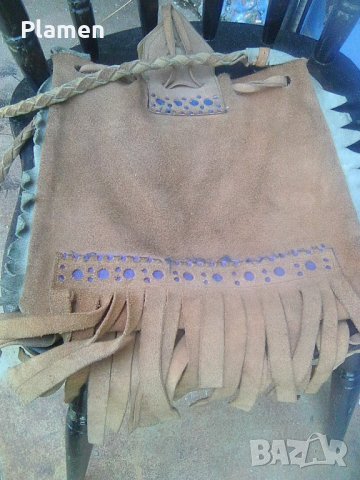 Голяма кожена чанта Либия, снимка 3 - Други - 41165053