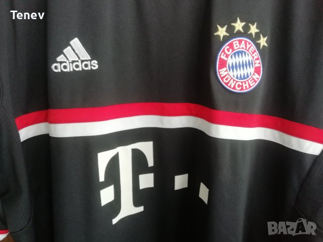 Bayern Munich Adidas рядка оригинална тениска фланелка 2XL Байерн Мюнхен , снимка 3 - Тениски - 41388523