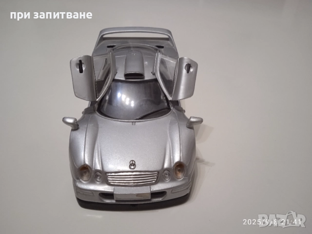 Mercedes CLK GTR 1:26 и Mercedes SLK 1:24, Maisto, Lamborgini Sesto Elemento, Motormax 1:24 , снимка 4 - Колекции - 51686201