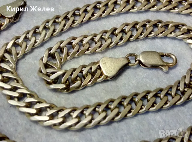 ODEMA 295 ВЕЛИКОЛЕПЕН СРЕБЪРЕН ЛАНЕЦ СРЕБРО 925 ЗДРАВА РЕТРО АРТ ПЛЕТКА РЪЧНА ИЗРАБОТКА 26765, снимка 2 - Колиета, медальони, синджири - 49959863