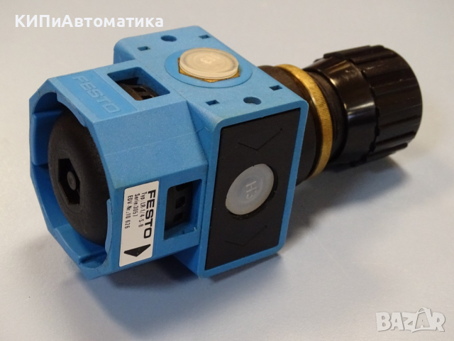 Регулатор за налягане Festo LR-1/4-S-8 pressure regulator, снимка 5 - Резервни части за машини - 44602414