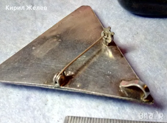 ПРЕЛЕСТНА СТАРИННА СКЪПОЦЕННА ФИЛИГРАННА СРЕБЪРНА БРОШКА ВИСОКА ПРОБА СРЕБРО с МАЛАХИТ 47540, снимка 7 - Антикварни и старинни предмети - 48476574