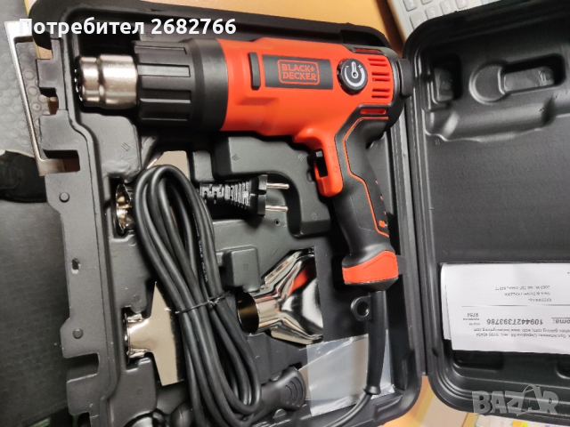 пистолет за горещ въздух black decker kx2200, снимка 2 - Други инструменти - 52669146