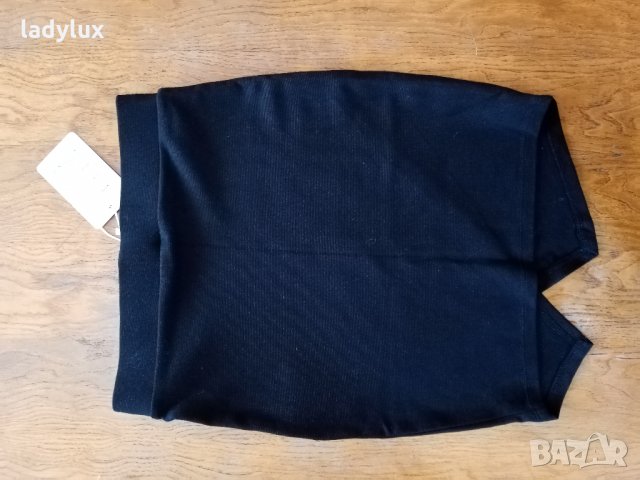 Черна пола, тип прегърни ме, Размер XS/S. Код 1543, снимка 5 - Поли - 35664926