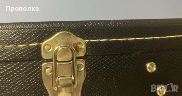  Кожен Черен Куфар Gibson USA за китара , снимка 3 - Китари - 53614074