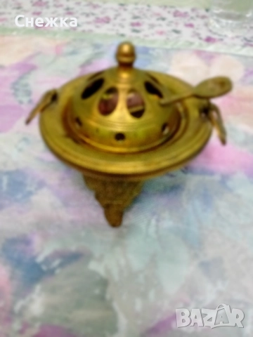стогодишна испанска кадилница, снимка 4 - Антикварни и старинни предмети - 52299553