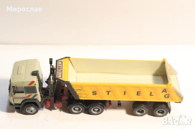 HERPA H0 1/87 IVECO САМОСВАЛ ГОНДОЛА КАМИОН МОДЕЛ, снимка 3 - Колекции - 53566459
