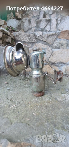 Антична карбидна лампа Scharlach за велосипед , снимка 4 - Велосипеди - 53726031