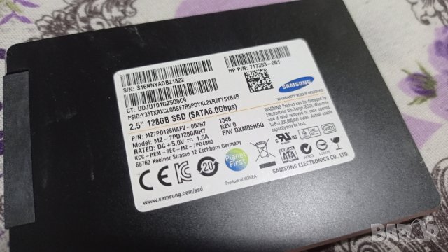 Samsung SSD 128GB. , снимка 4 - Твърди дискове - 41915322