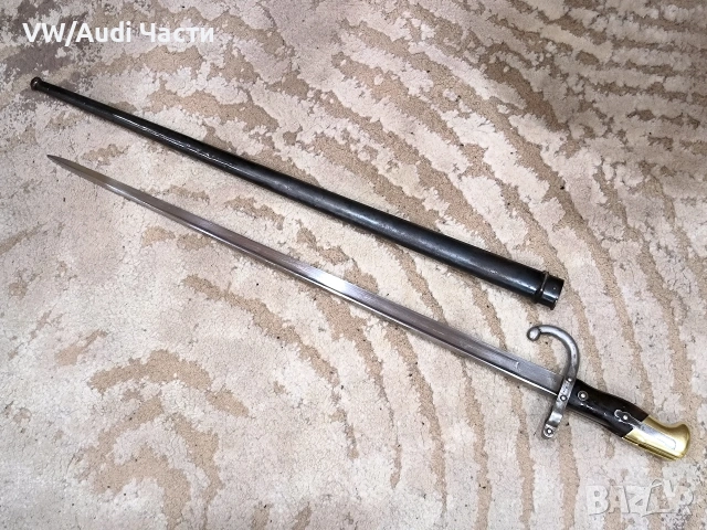 Френски щик нож ГРА Waffenfabrik Steyr гръцка поръчка , снимка 2 - Антикварни и старинни предмети - 53342500