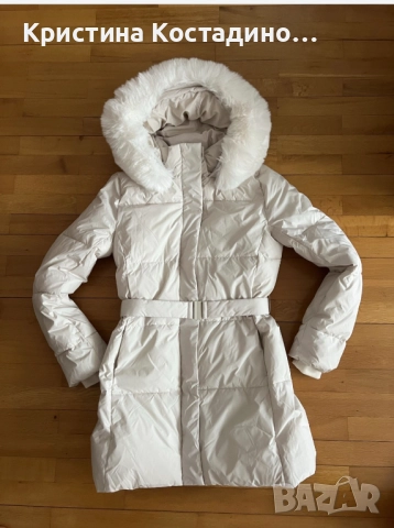 Дълго зимно яке с пух Oysho